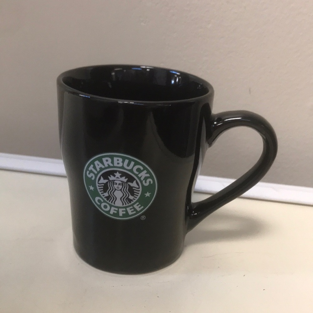 2008 8oz Black Starbucks Mug
